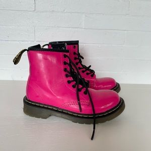 Dr. Martens pink toddler boots